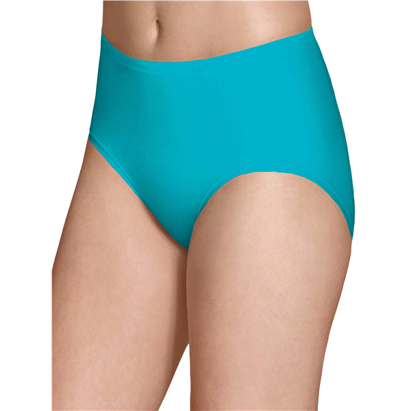 Fruit of the Loom Women's Breathable Micro-Mesh Low Rise Brief, Size: 9 6  ct