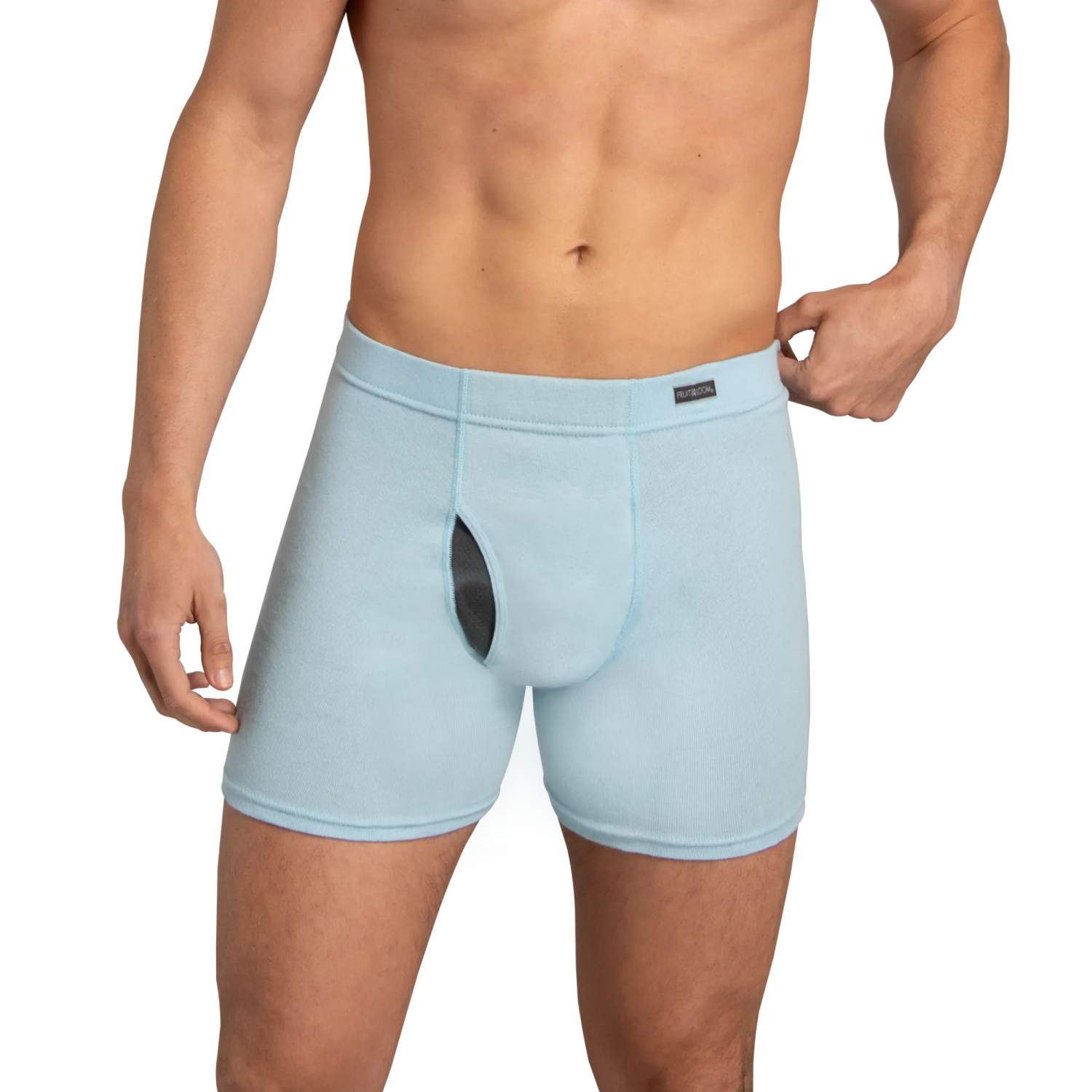 slide 2 of 4, Fruit of the Loom Men's Coolzone 5pk Boxer Briefs - Gray/Blue/Red XXL, 5 ct