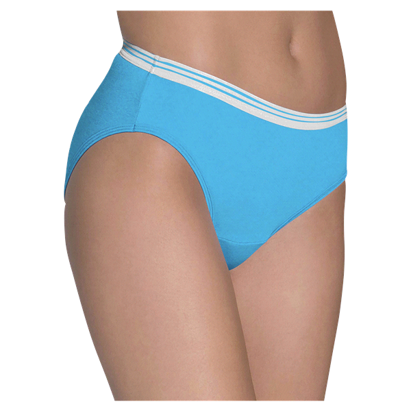 slide 4 of 13, Fruit of the Loom FOL HEATHER BIKINI 6DBIKH2 AST 6, 6 ct