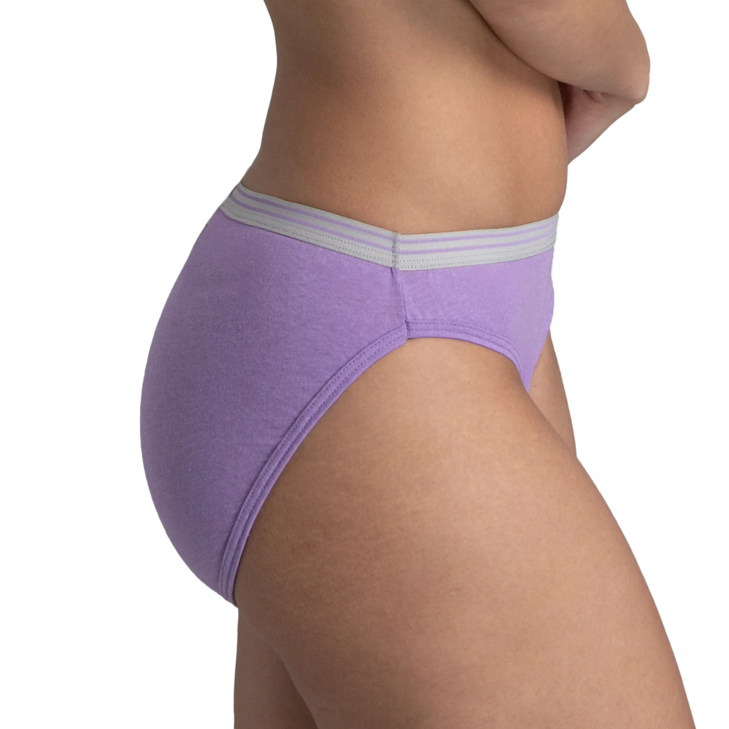 slide 3 of 5, Fruit of the Loom Women's Assorted Heather Bikini Panty, Size: 7, 6 ct