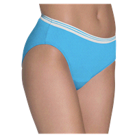 slide 12 of 13, Fruit of the Loom FOL HEATHER BIKINI 6DBIKH2 AST 7, 6 ct