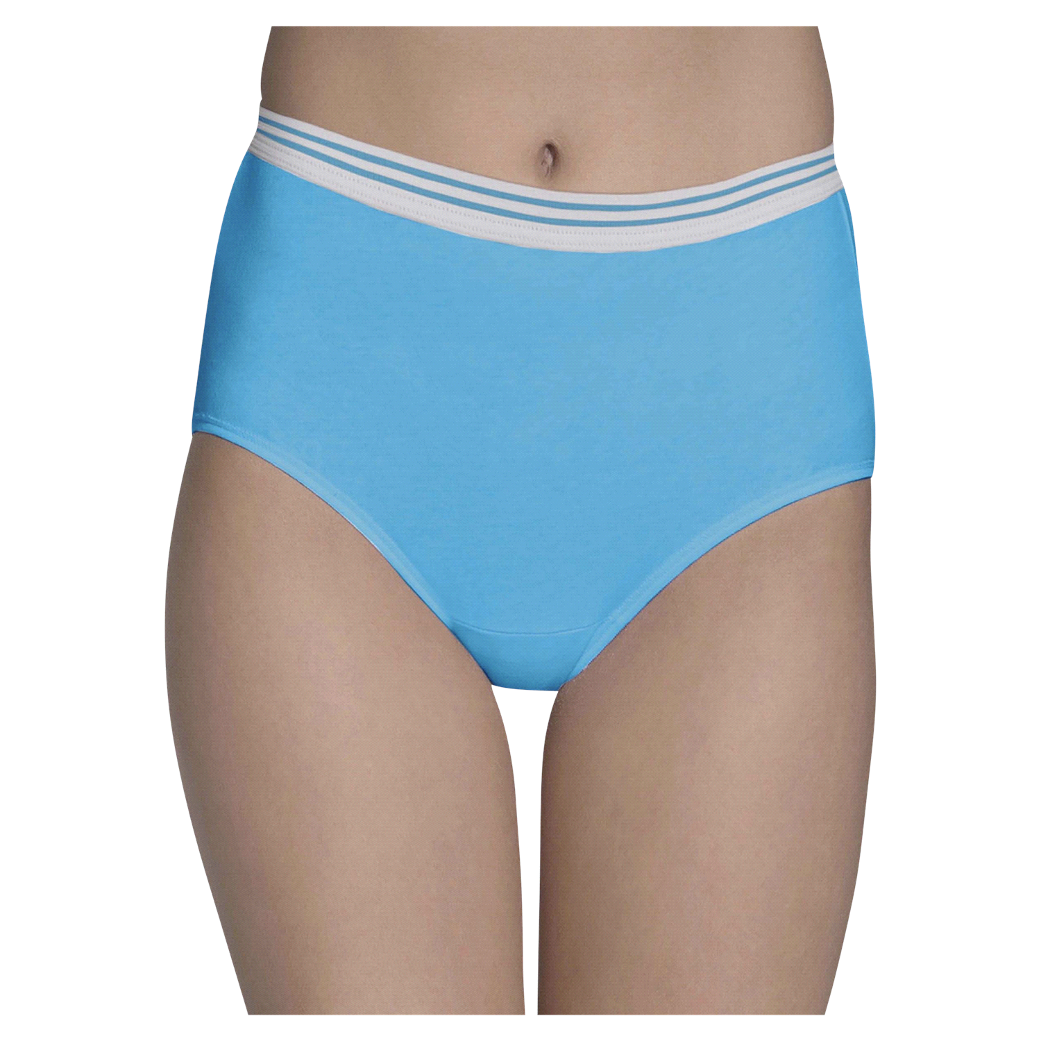 slide 2 of 4, Fruit of the Loom Women's Assorted Heather Brief Underwear, Size: 6, 6 ct