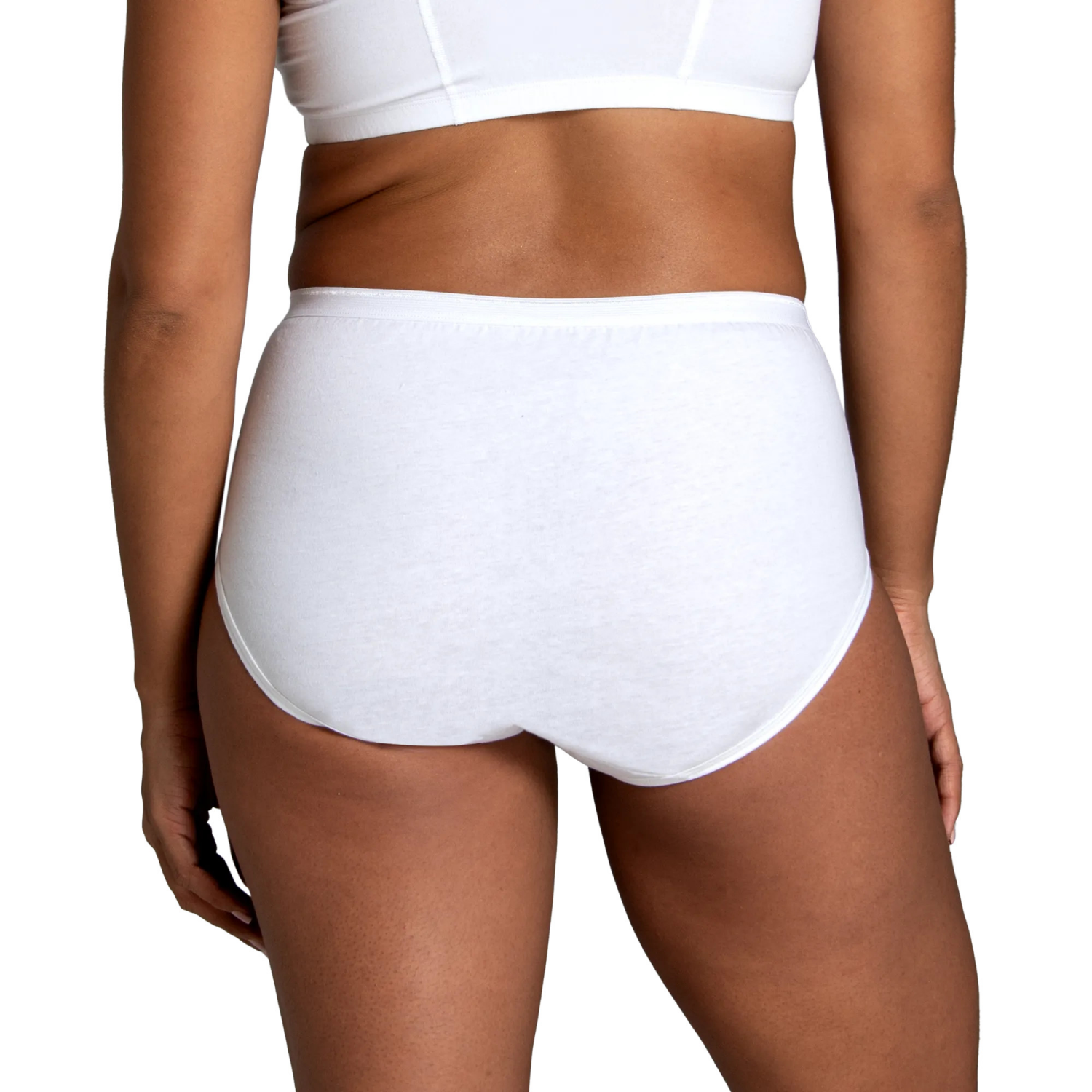 slide 4 of 5, Fruit of the Loom FOL 6PK COTTON BRIEF 6DBRIW2 WHITE 10, 6 ct