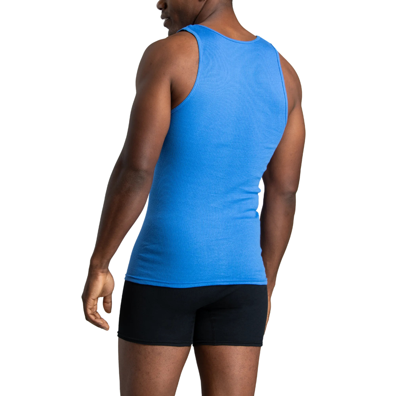 slide 4 of 4, Fruit of the Loom Fol 5pk Classic A-Shirt 5p260tg Black/grey L, 5 ct