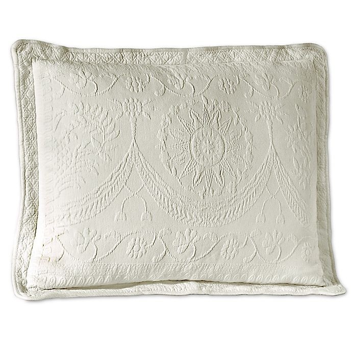 slide 1 of 1, Historic Charleston Collection Matelasse Standard Sham - White, 1 ct