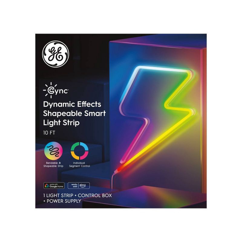 slide 4 of 9, GE Household Lighting GE 10' CYNC Dynamic Effects Rope Neon, 1 ct