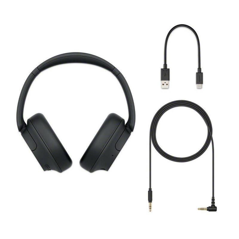 slide 3 of 10, Sony WHCH720N Bluetooth Wireless Noise-Canceling Headphones - Black, 1 ct