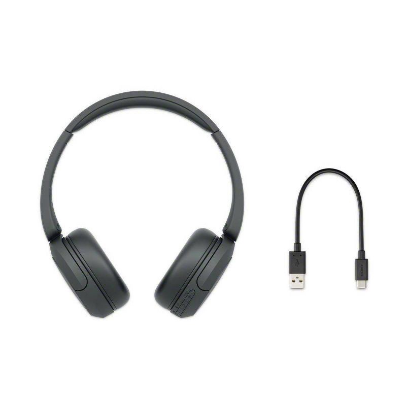 slide 3 of 9, Sony WHCH520/B Bluetooth Wireless Headphones with Microphone - Black, 1 ct