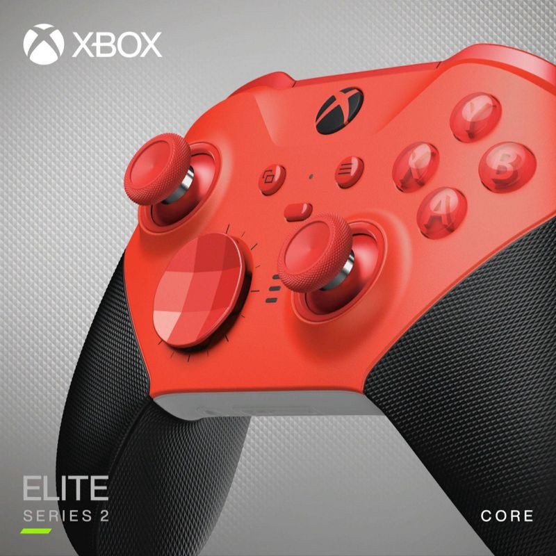 slide 5 of 5, Microsoft Xbox Elite Core Wireless Controller - Red, 1 ct