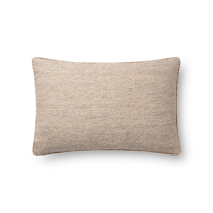 slide 1 of 1, Magnolia Home By Joanna Gaines Hunter Oblong Throw Pillow - Natural, 1 ct