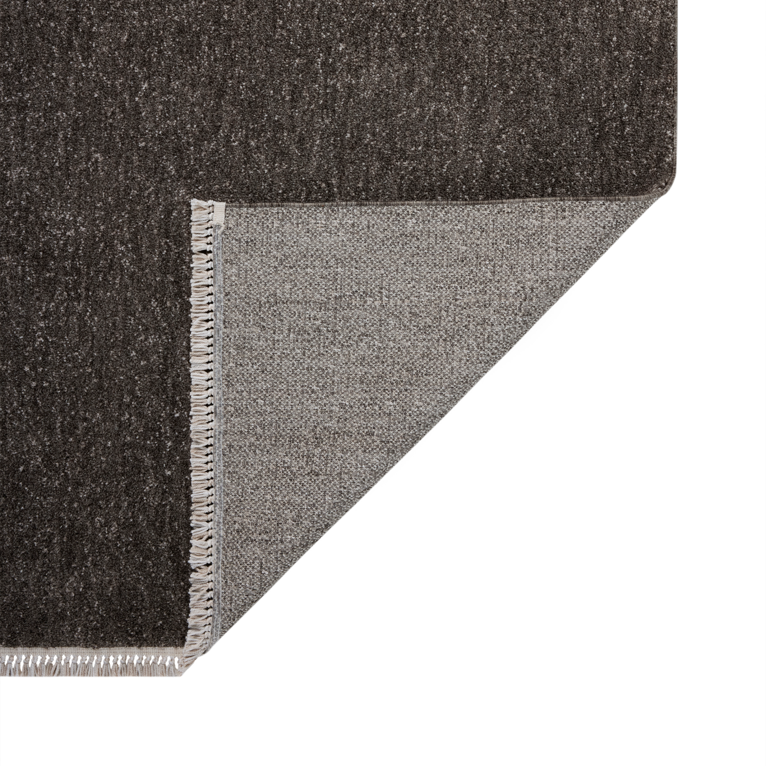 slide 2 of 4, Nolan Variegated Area Rug with Fringe, 61 in x 84 in, Charcoal Gray, 61 in
