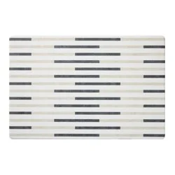 Loloi Stripe Kitchen Comfort Mat, 20 In X 34 In, Gray Multi