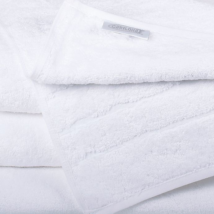 slide 3 of 3, Cariloha Viscose Blend Towel Set - White, 3 ct