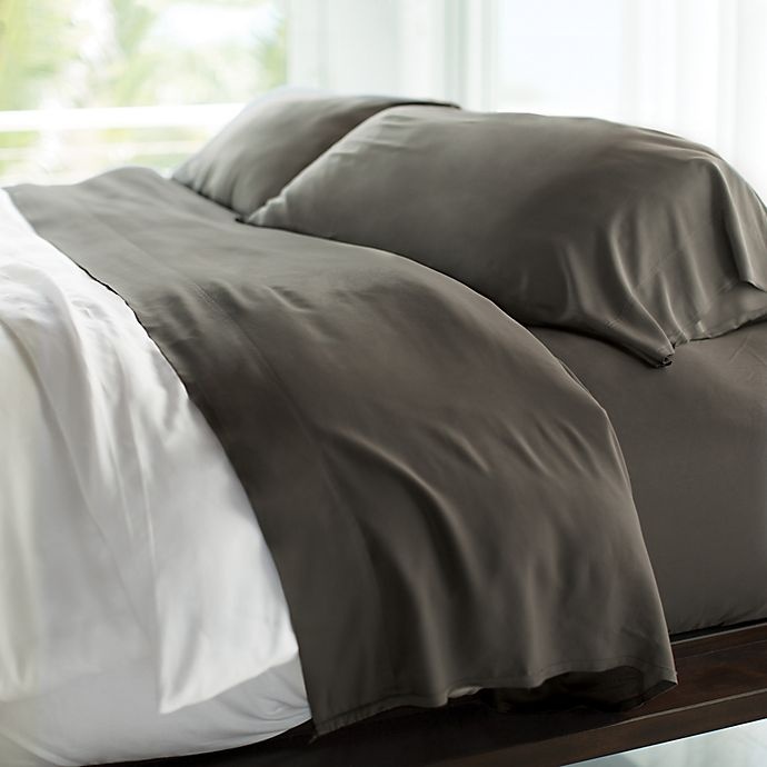 slide 1 of 5, Cariloha Resort Viscose Made From Bamboo Standard/Queen Pillowcases - Grey, 2 ct