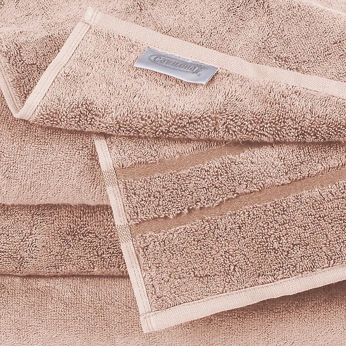 slide 4 of 4, Cariloha Turkish Cotton/Viscose Blend Hand Towels - Blush, 3 ct