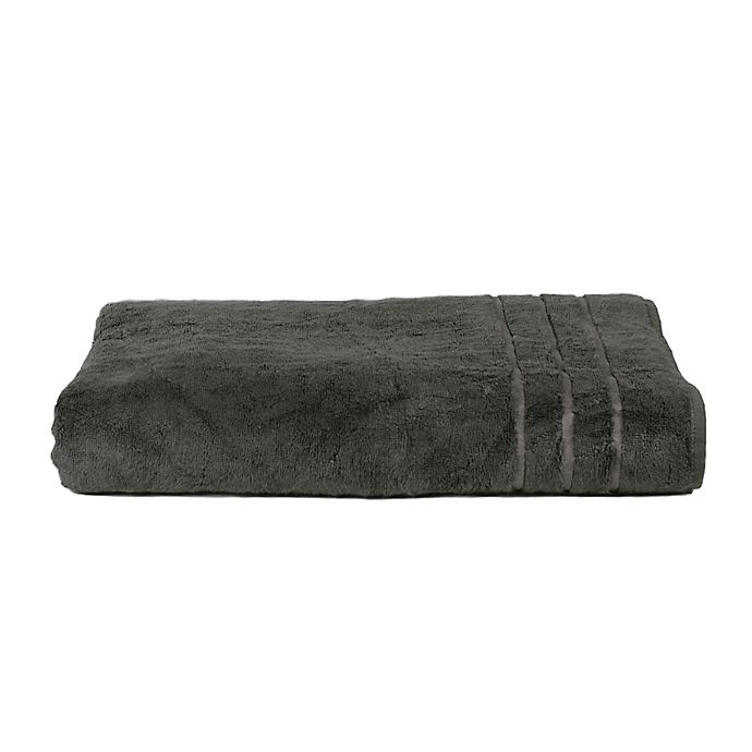 slide 1 of 4, Cariloha Turkish Cotton/Viscose Blend Bath Towel - Onyx, 1 ct