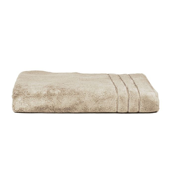 slide 1 of 4, Cariloha Turkish Cotton/Viscose Blend Bath Towel - Stone, 1 ct