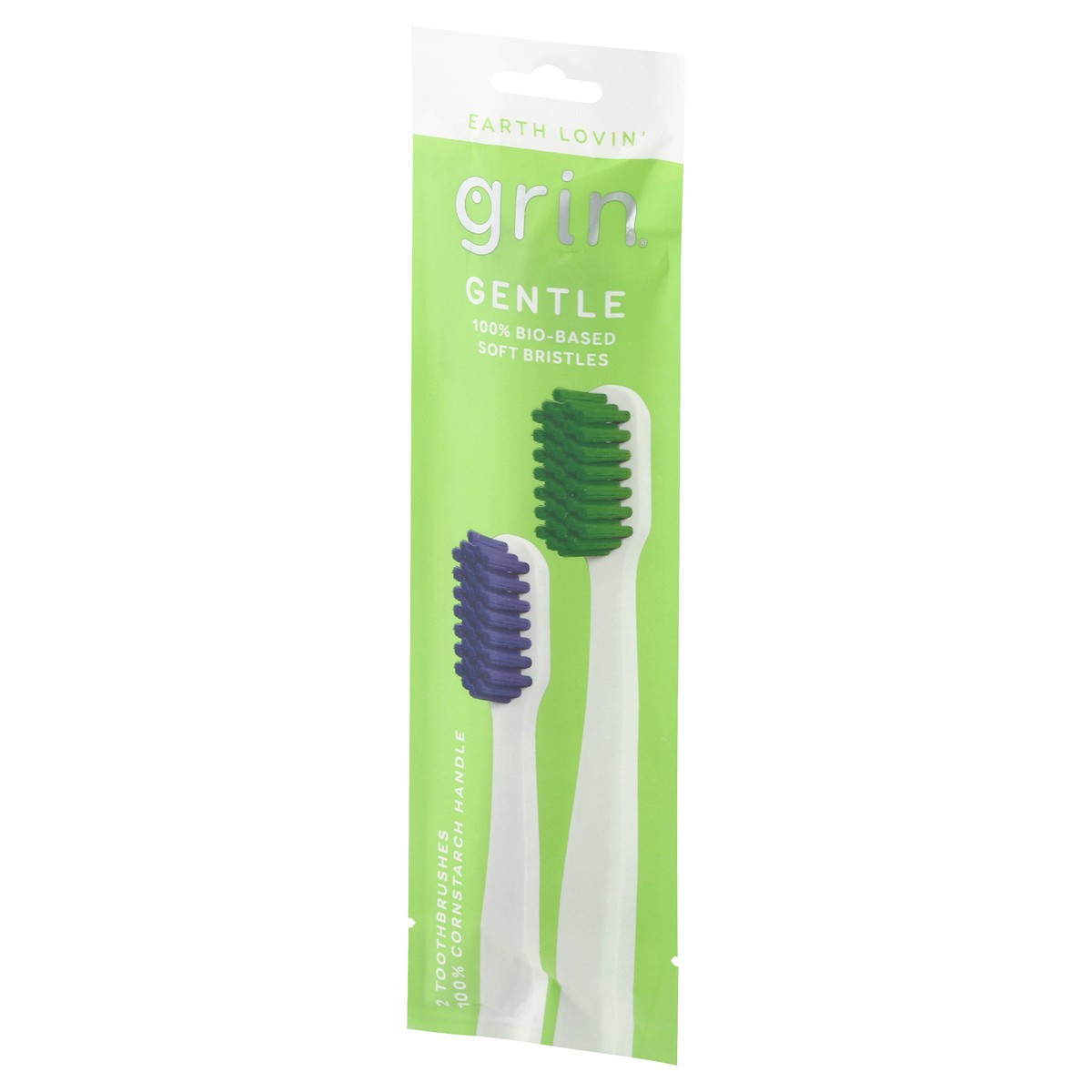 slide 8 of 8, Grin Gentle Toothbrushes 2 ea Pouch, 2 ct