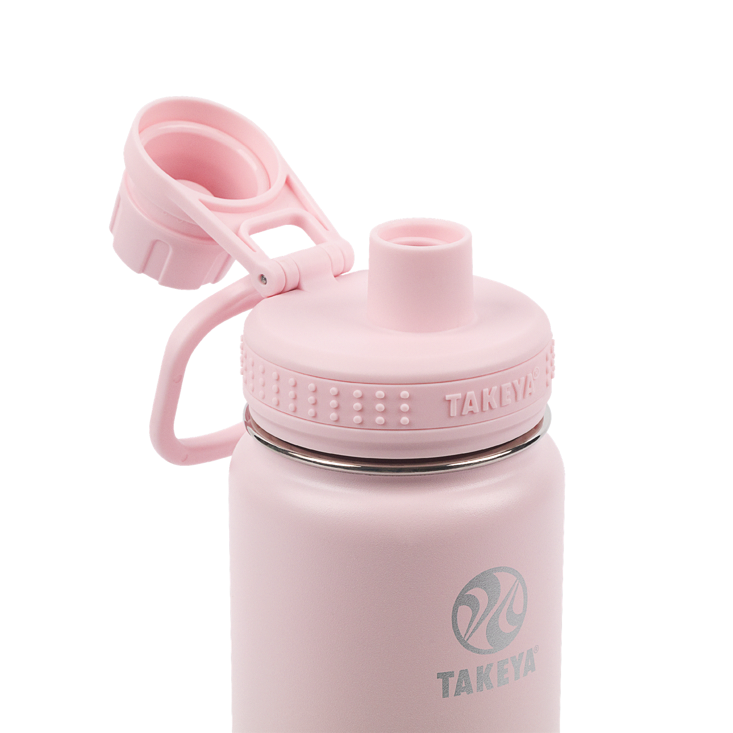 slide 2 of 3, Takeya Actives 24oz Spout Bottle Blush, 24 oz
