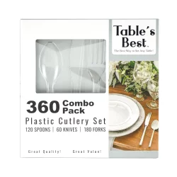 Table's Best Plastic Cutlery Set