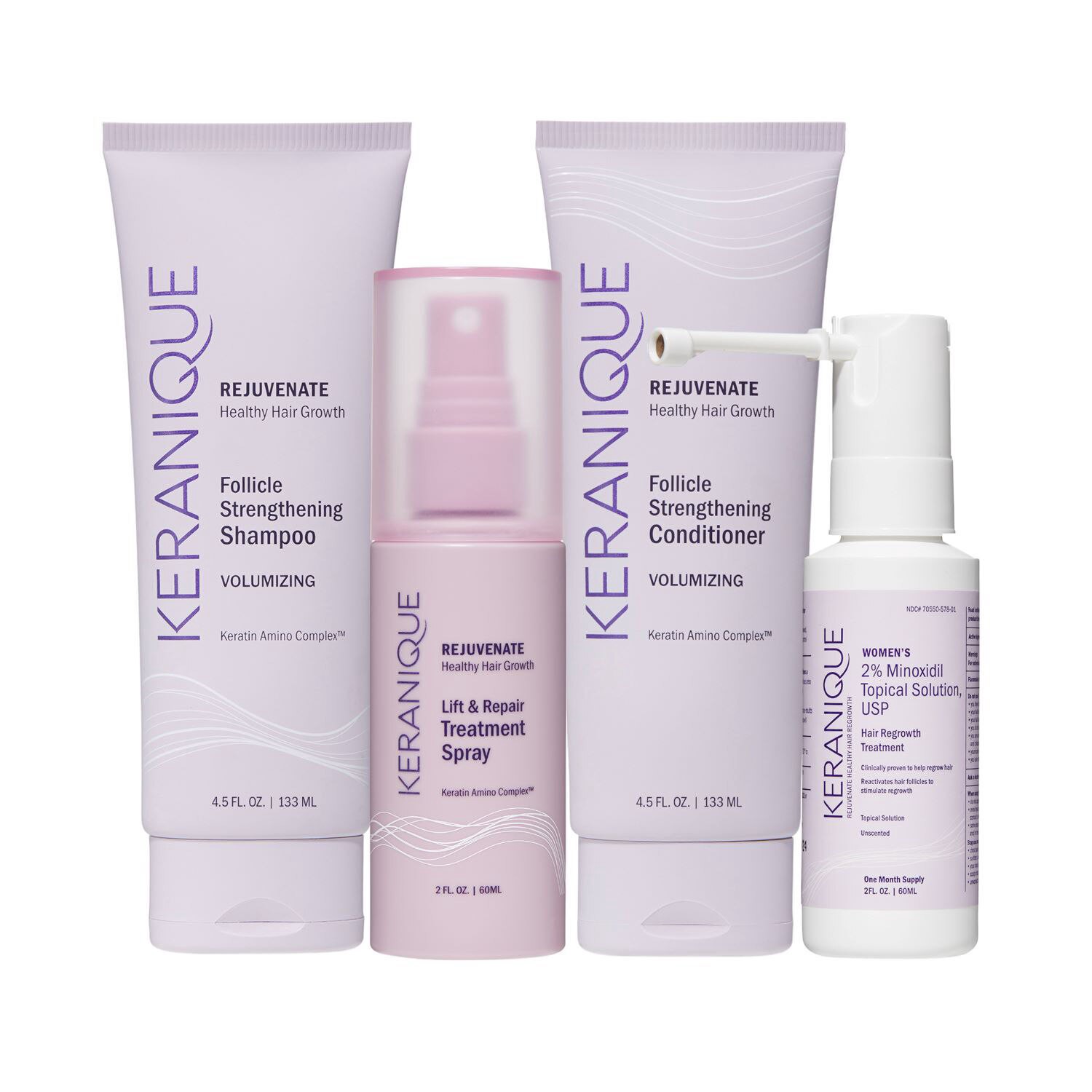 slide 3 of 4, Keranique Hair Regrowth System, 1 ct