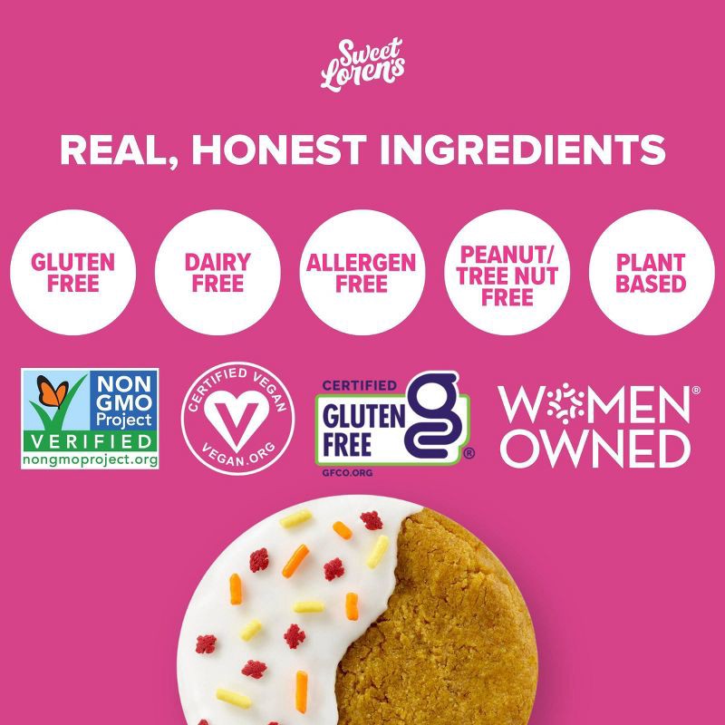 slide 2 of 7, Sweet Loren's Gluten Free Vegan Pumpkin Spice Cookie Dough - 9.6oz/12ct, 12 ct; 9.6 oz