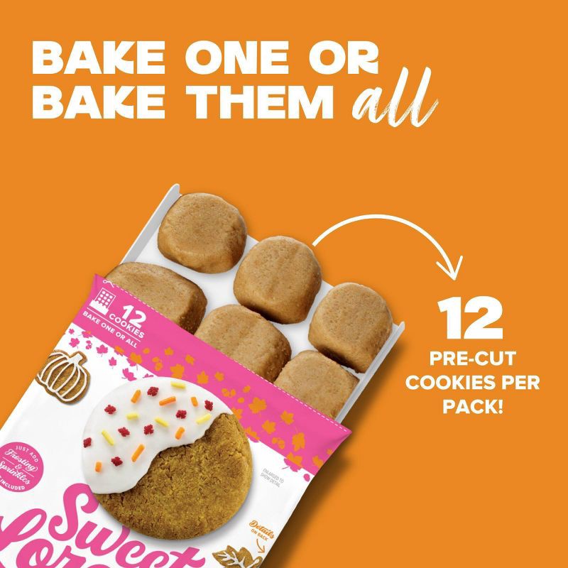 slide 6 of 7, Sweet Loren's Gluten Free Vegan Pumpkin Spice Cookie Dough - 9.6oz/12ct, 12 ct; 9.6 oz