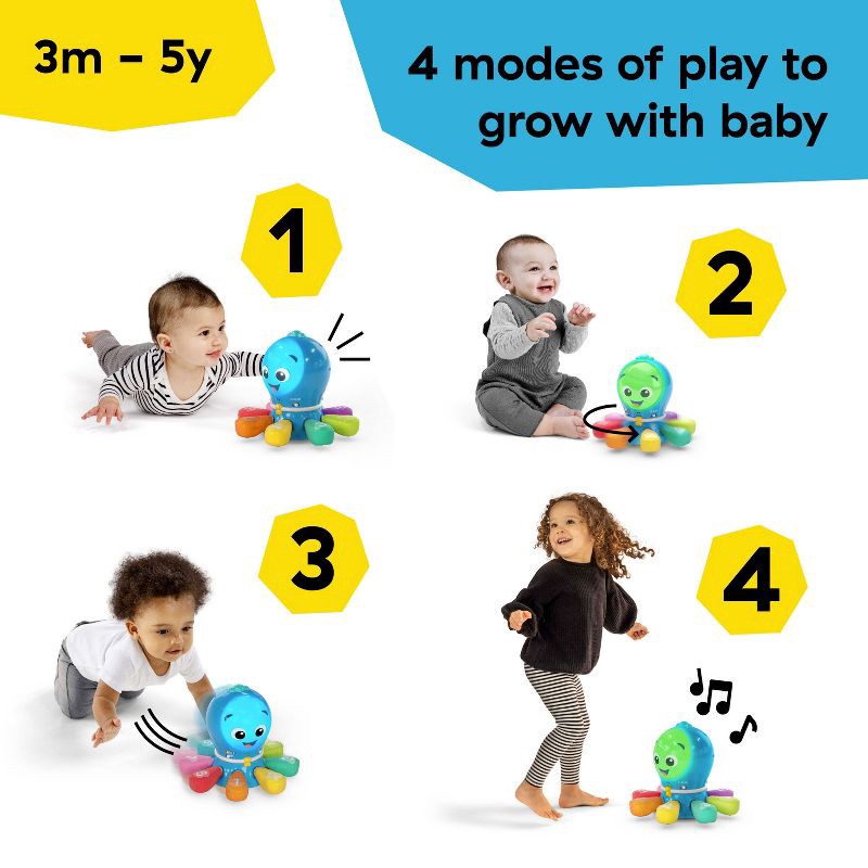 slide 2 of 11, Baby Einstein Go Opus Go 4-in-1 Crawl and Chase Baby Learning Toy, 1 ct