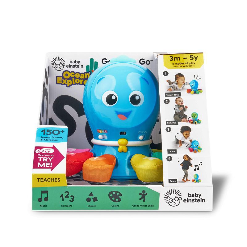 slide 9 of 11, Baby Einstein Go Opus Go 4-in-1 Crawl and Chase Baby Learning Toy, 1 ct