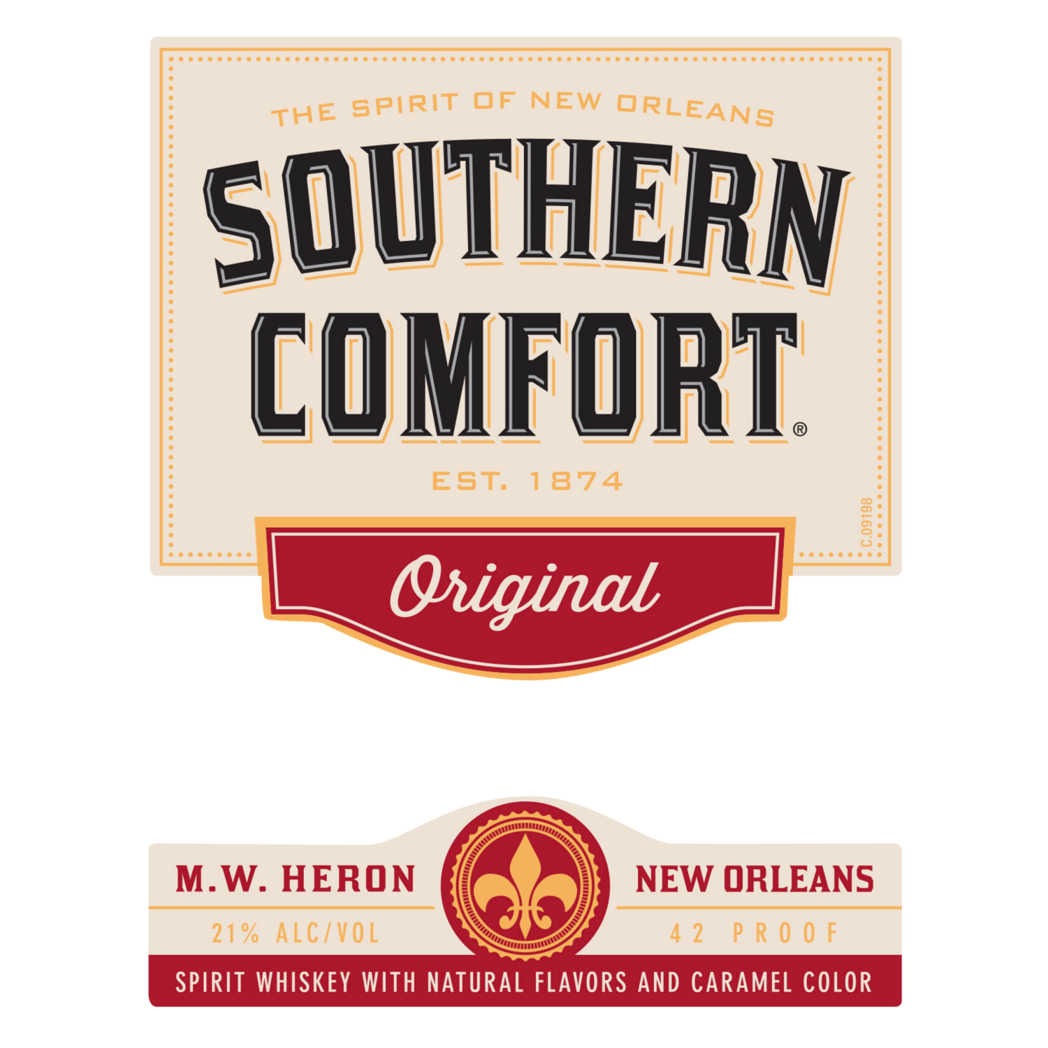 slide 7 of 7, Southern Comfort Cordial, 1.75 Lt, 1.75 liter
