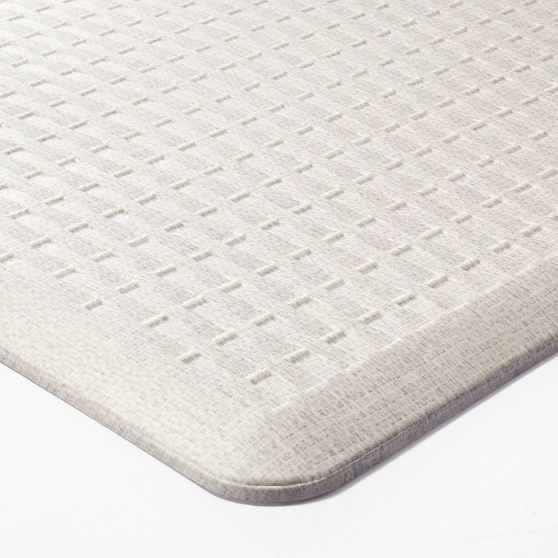 slide 3 of 5, 20" x 36" Elite Thick Comfort Mat Elite Cream - Figmint™: Stain-Resistant Kitchen Floor Mat, Indoor Use, 1 ct