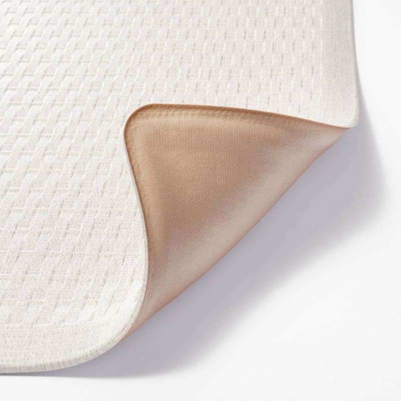 slide 4 of 5, 20" x 36" Elite Thick Comfort Mat Elite Cream - Figmint™: Stain-Resistant Kitchen Floor Mat, Indoor Use, 1 ct