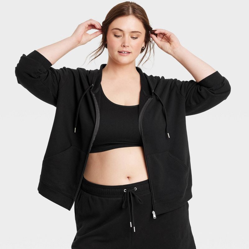 slide 6 of 14, Round Pearl Hoop Earrings - A New Day™ Gold: Nickel-Free Metal, Zinc, Post Closure, 0.8" Length, 0.59" Width, Pearl Stone, 1 ct