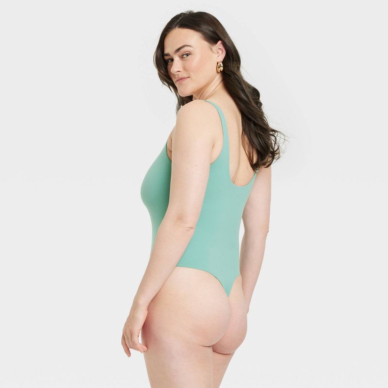 slide 14 of 14, Double Illusion Hoop Earrings - A New Day™ Gold: Nickel-Free Metal, Leverback Closure, 1.4" Length, 0.67 oz Weight, 0.67 oz