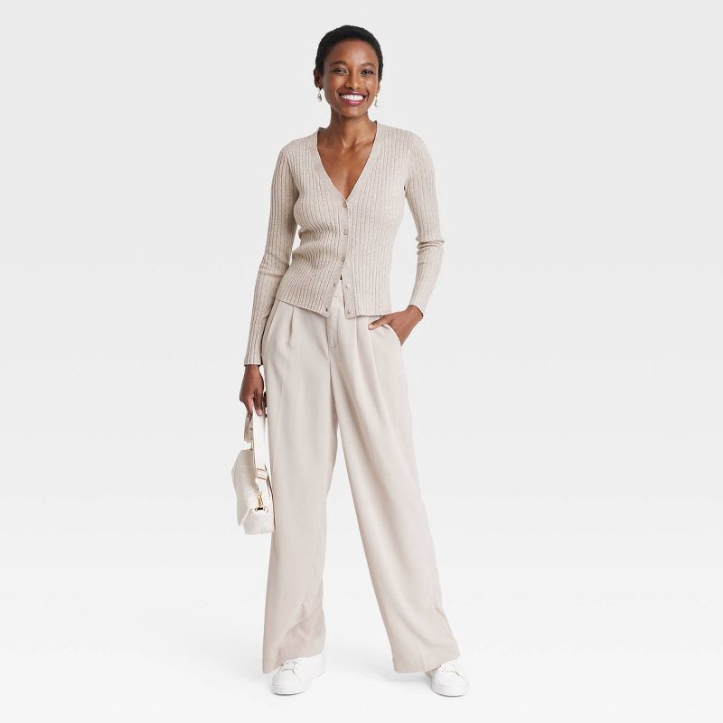 slide 6 of 14, Pearl Drop Earrings - A New Day™ Gold: Glass & Nickel-Free Metal, Post Closure, 1.5" Length, 0.5" Width, 0.42 oz., 0.42 oz