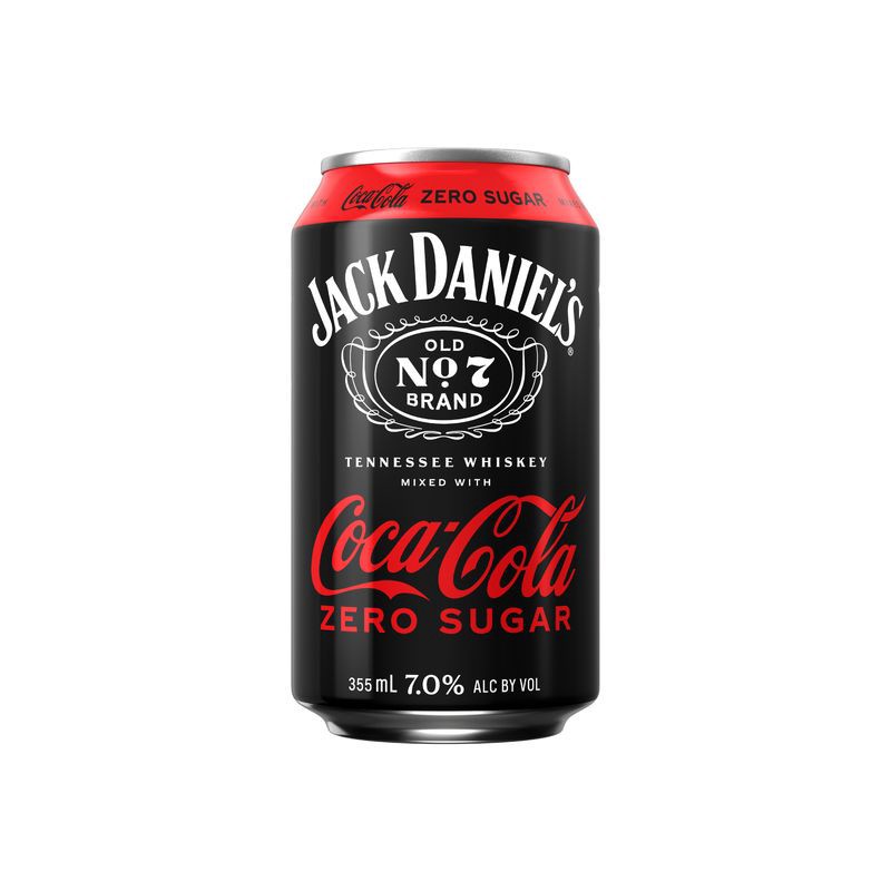 slide 11 of 12, Jack Daniel's Jack & Coke Zero RTD - 4pk/355ml Cans, 4 ct; 355 ml