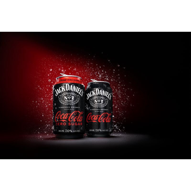 slide 12 of 12, Jack Daniel's Jack & Coke Zero RTD - 4pk/355ml Cans, 4 ct; 355 ml
