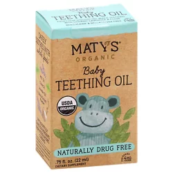 Maty's Organic Baby Teething Oil -.
