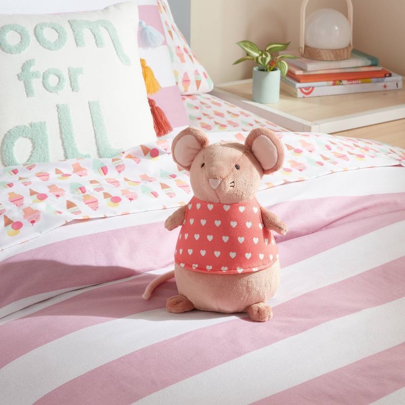 slide 2 of 3, Kids' Mini Plush Figural Pillow Mouse - Pillowfort™, 1 ct