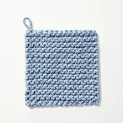 7" Rope Trivet Marled Blue - Figmint™: Reversible Pot Holder, Woven Kitchen Textile, Spot Clean