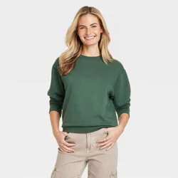 Women's Pullover Sweatshirt - Universal Thread Green M