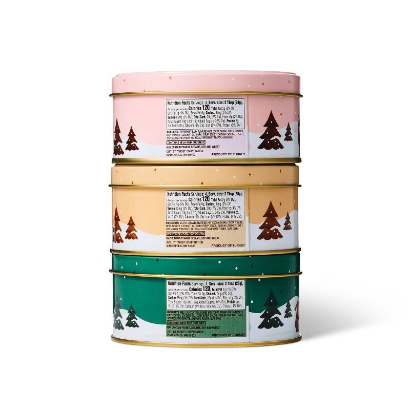 slide 3 of 4, Christmas Hot Cocoa Mix 3 Tin Set - 12oz - Favorite Day™, 12 oz