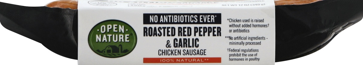 slide 3 of 7, Opn Nat Sausage Rstd Red Pepper & Garlic, 