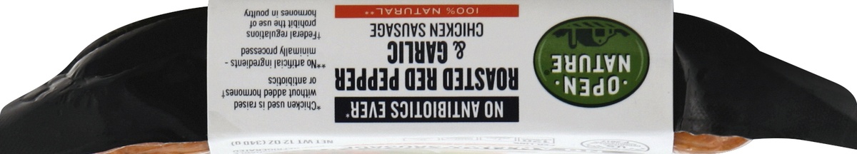 slide 7 of 7, Opn Nat Sausage Rstd Red Pepper & Garlic, 