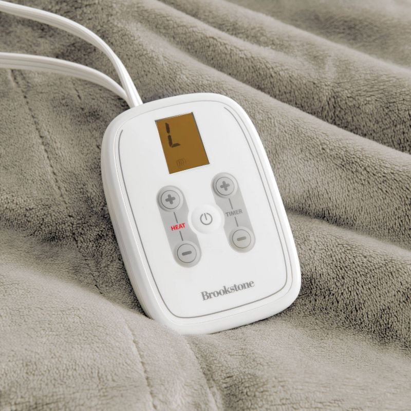 Brookstone heated blanket online king