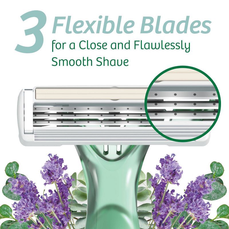 slide 2 of 8, BiC Women's Soleil Escape 3-Blade Razors - 12ct, 12 ct