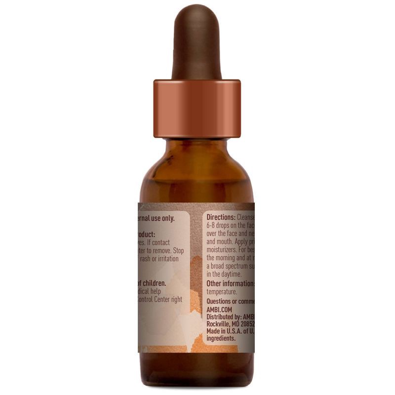 slide 3 of 6, AMBI Even & Clear 20% Vitamin C Infused Face Glow Serum - 1 fl oz, 1 fl oz