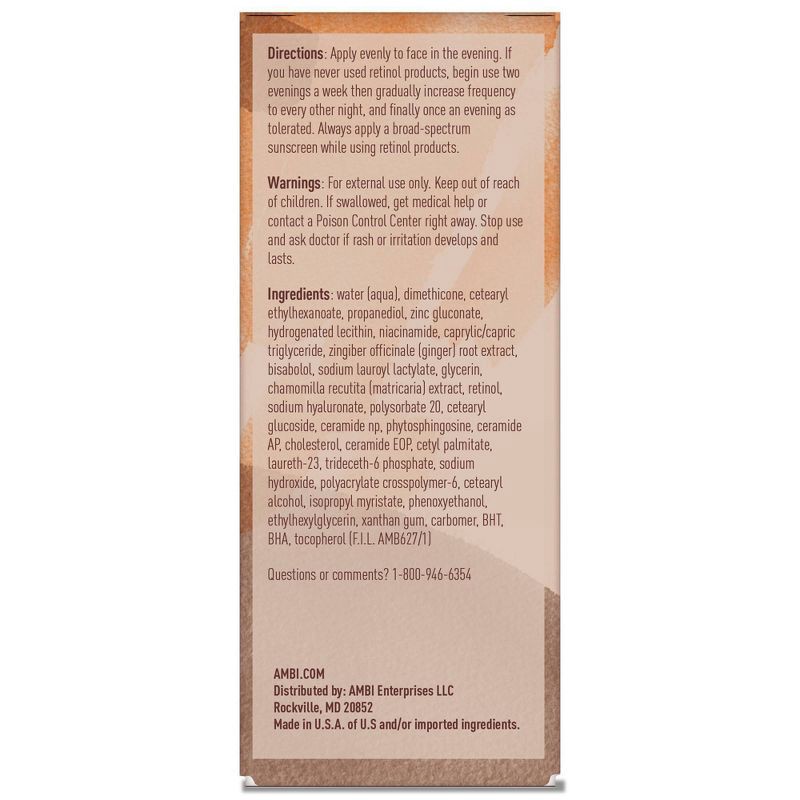 slide 4 of 6, AMBI Even & Clear Fade Serum Retinol - 1 fl oz, 1 fl oz
