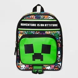 Kids' Minecraft Adventure 11" Mini Backpack - Black
