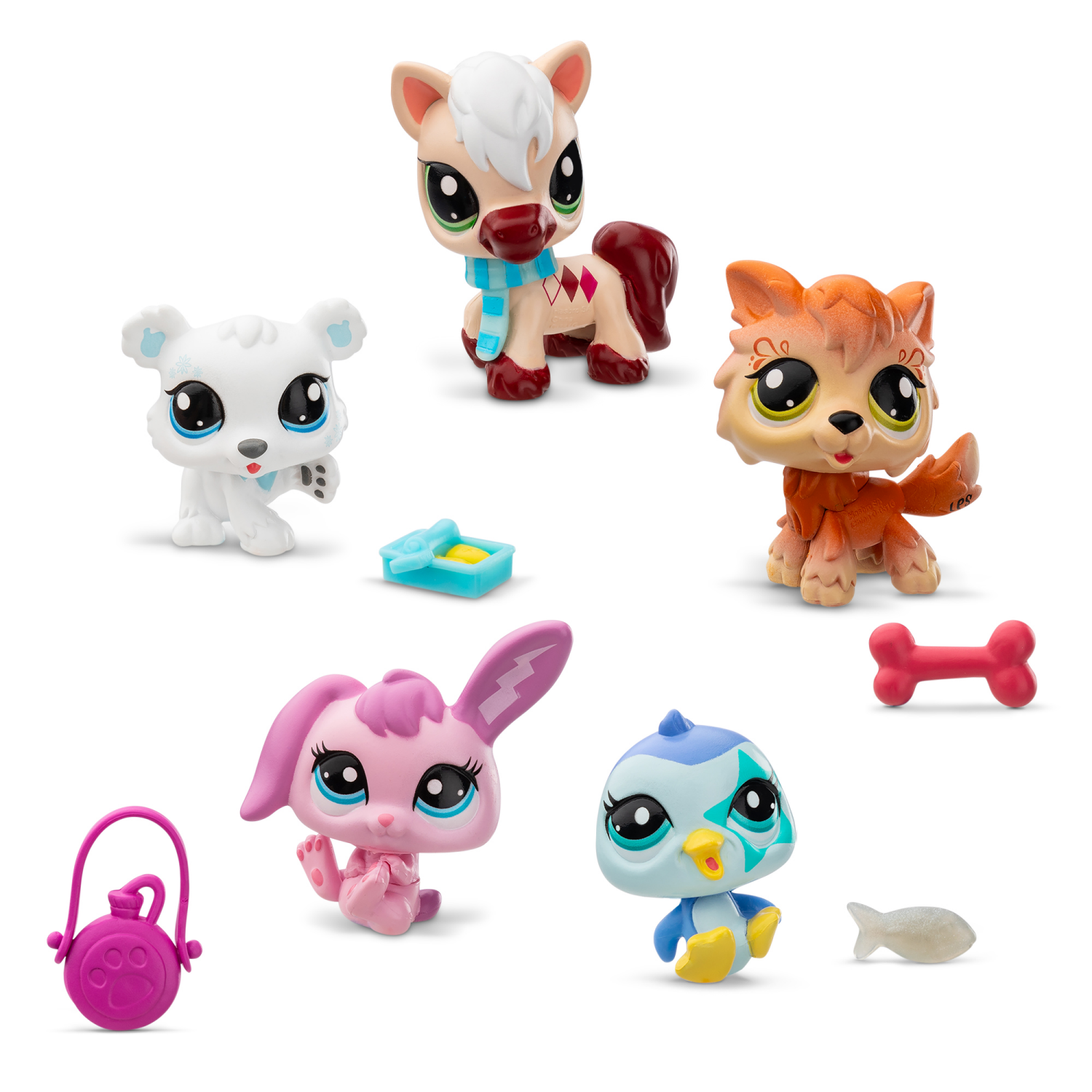 slide 2 of 6, Littlest Pet Shop Winter Theme Collector 5-Pack, 1 ct